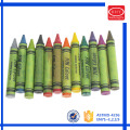 Chunk shape fat style children using non-toxic wax crayon